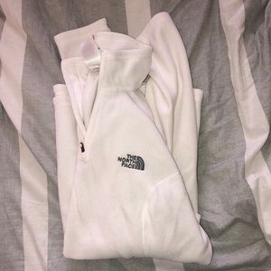 North Face quarter zip fleece sweate- size small